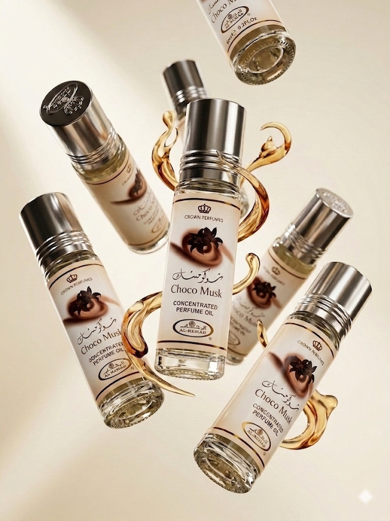 Al-Rehab Choco Musk Perfume Oil – 6ml Roll-On